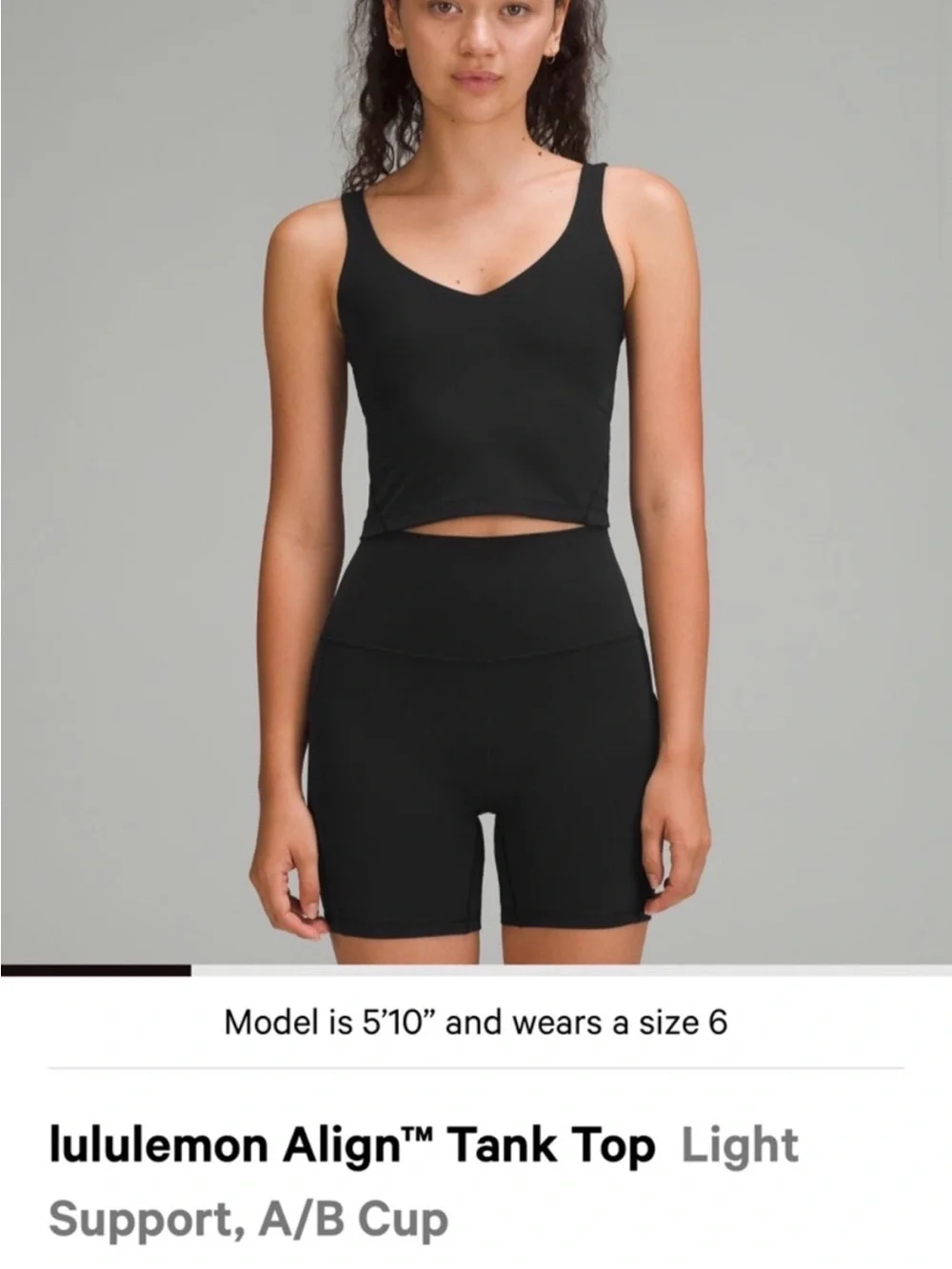 Lululemon Align Tank Top size 4